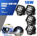 Set of 4 - 3” Cree Spot Lights